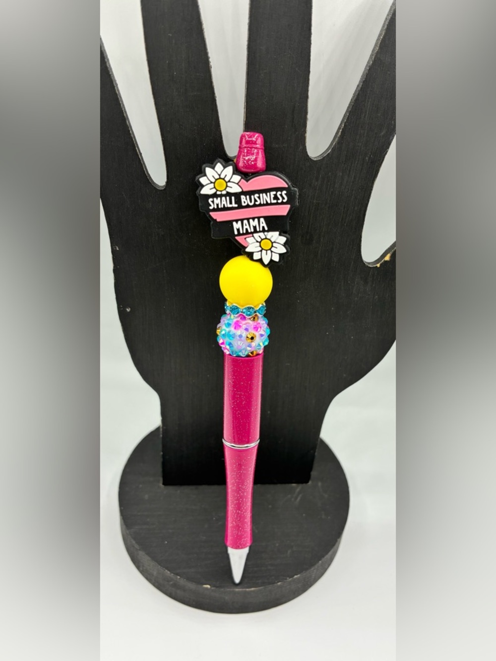 Small Business Mama Beaded Pen